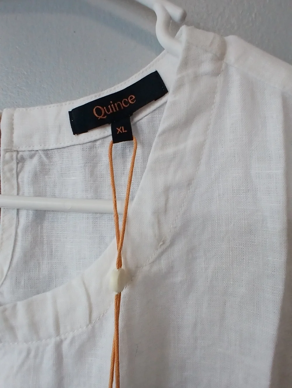 Quince 100% Linen Top Womens XL NWT Granola Girl Sustainable Lagenlook - Picture 2 of 5